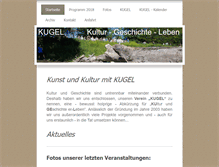 Tablet Screenshot of kugelverein.at